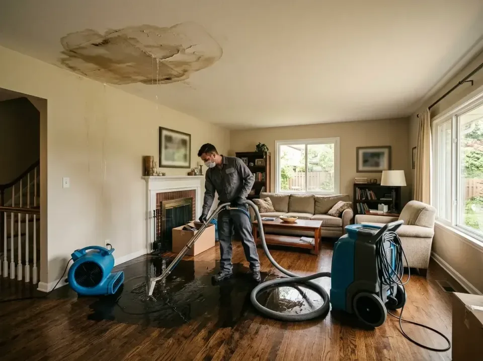attic-pipe-burst-ceiling-drip-008 — frequently asked questions, Water Damage Restoration & Carpet Care in Jacksonville, FL